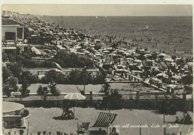 Jesolo Lido -Venezia -Spiaggia Animata -Viagg Cartolina