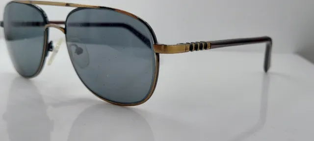Vintage Royce Int'l Eyewear Gold Pilot Metal Sunglasses France FRAMES ONLY