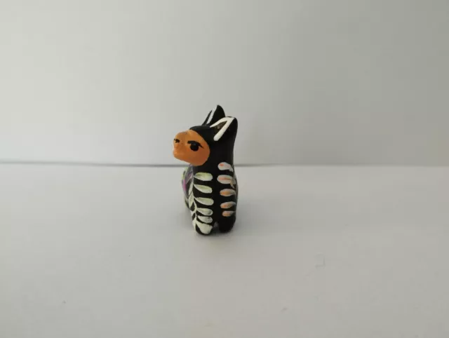 Mini LLAMA 1 1/8" Peruvian Clay Figurine Ceramic Handmade Collectable Art Peru 2