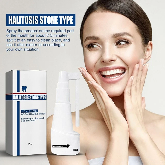 Détachant de tartare Spray dissolvant de calcul Eau de nettoyage dentaire