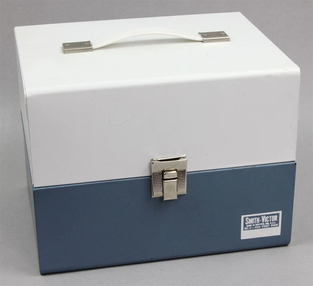 Smith-Victor RC-2 8mm Film Reel Carrying Case Holds 12 - 400 Foot 7 Inch Reels