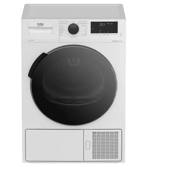 BEKO DHC946GX Wärmepumpentrockner (9 kg, A++, Weiß) B-Ware