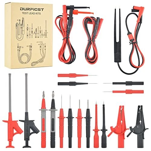 Multimeter Test Leads,  21 in 1 Meter Leads, with Replaceable Multimeter