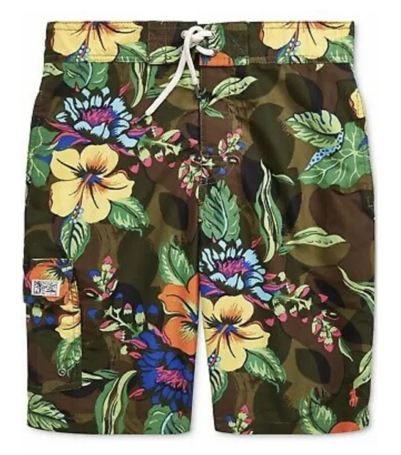 Pantaloncini da nuoto Ralph Lauren Kailua verde multi taglia XL (18-20 Y) PREZZO PREZZO PREZZO £50