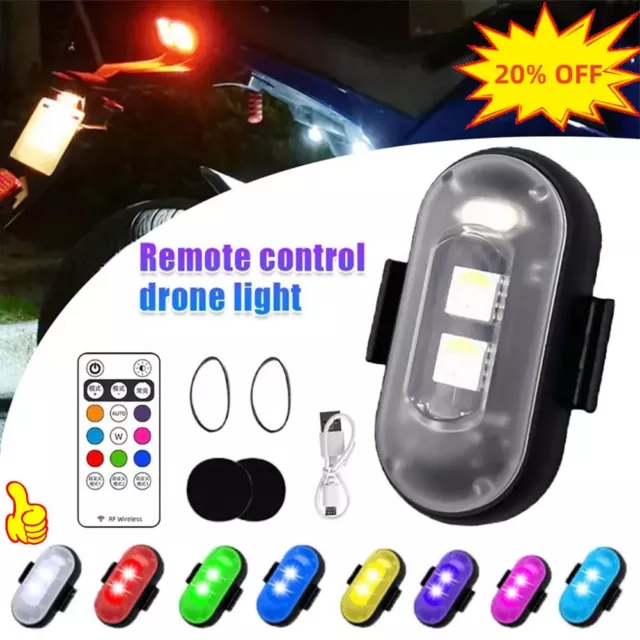 High Brightness Wireless LED Strobe Light,7 Colors Rechargeable Flashing Light^N