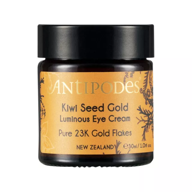 [Antipodes] Kiwi Seed Gold Flakes Luminous Eye Cream + Kiwi Seed Oil Eye Cream 2