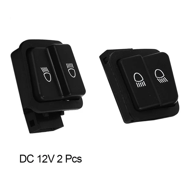 Kit 5 Boutons Commande Moto - Interrupteur Phare Clignotant Démarrage Compatible Aprilia Piaggio