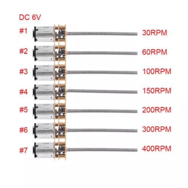 Kit filettatura vite albero lungo mini DC-6V M M M3 x 55 mm