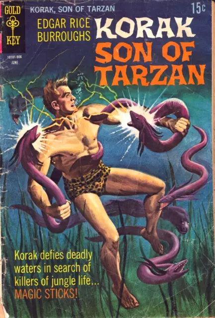 Gold Key Comic Korak Son of Tarzan #29 June 1969 Edgar R Burroughs Magic Sticks