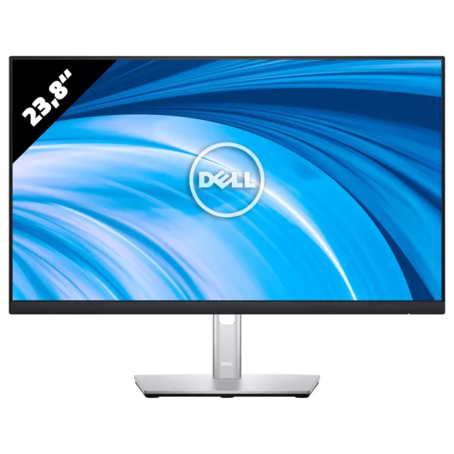 Dell Professional P2422H 23,8" Monitor FHD 8ms IPS DP HDMI schwarz silber