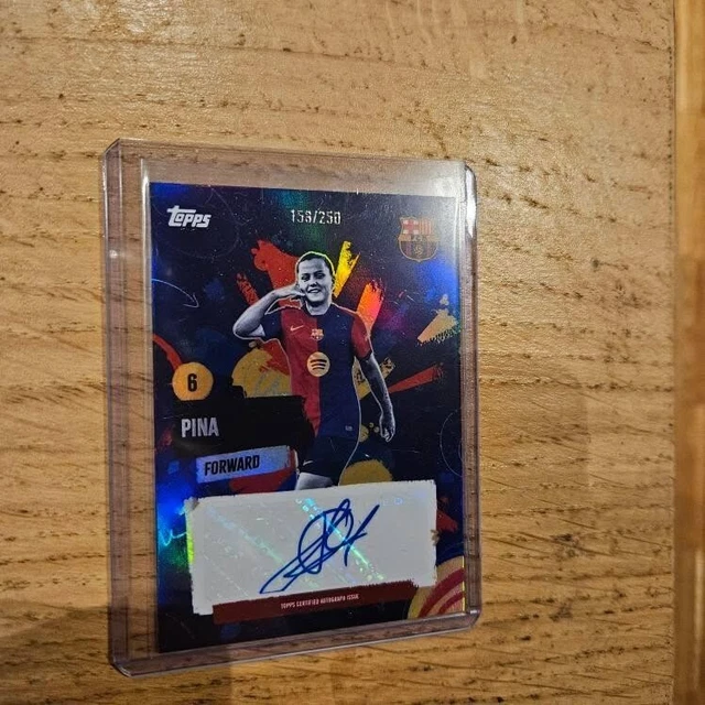 TOPPS FC BARCELONA Team Set 2024/25 Pina Relict Autogram Nr. 153/250