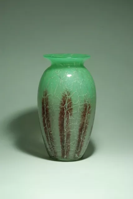 "Ikora" Glas Vase, Karl Wiedmann für WMF, Model 105/2