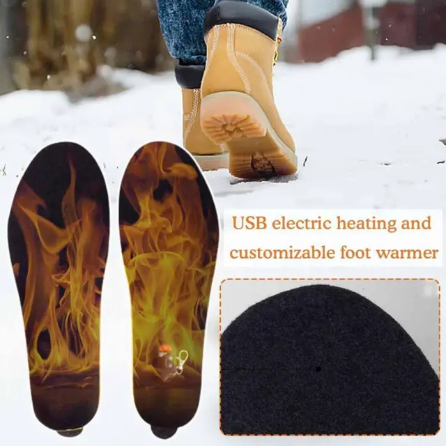 Beheizter Schuh In Sohle Usb Elektrische Fussheizung Winter Skifahren Outdoor,