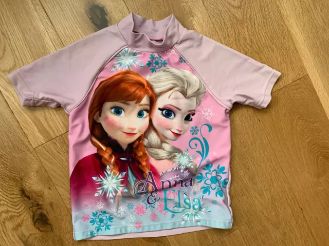 Top da nuoto per ragazze Disney Frozen Anna & Elsa - taglia 3 anni