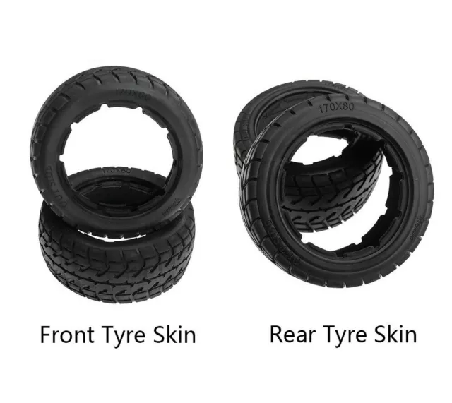 Tire Skin Front Rear  for 1/5 Scale RC Car HPI BAJA 5B KM Rovan