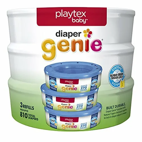 Playtex Diaper Genie Refill 270CT Refills Each - 3 PACK 3