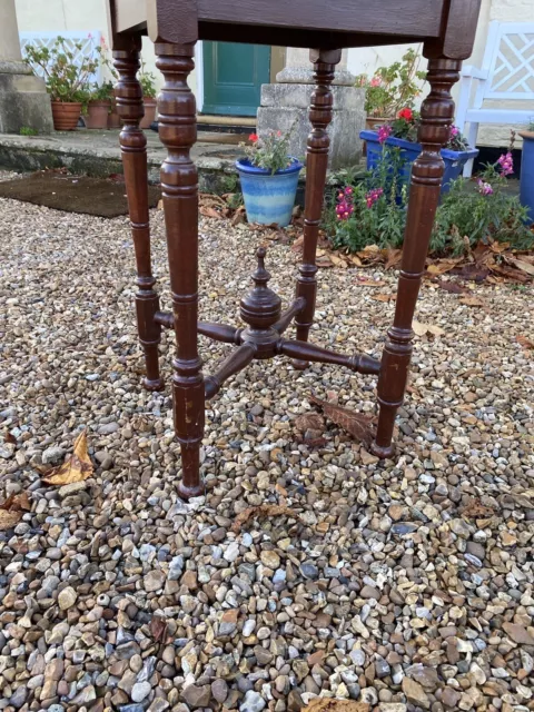 Antique Edwardian Early C20th Mahogany Occasional Lamp Side Table 3