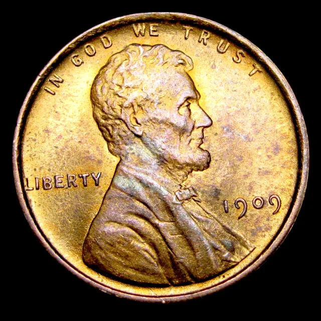 1909 Lincoln Cent Wheat Penny  ---- Gem BU++ Condition ---- #X094