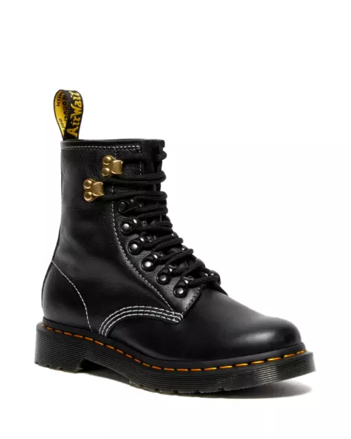 Dr Martens 1460 HDW Boots Black Leather UK 5 6 7 Womens