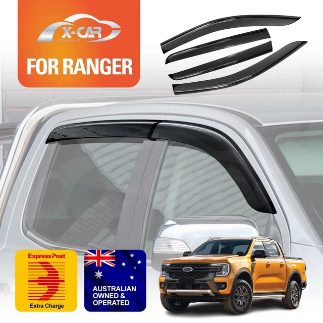 WEATHERSHIELDS FOR FORD Next-Gen Ranger Raptor MY22 Window Visor ...