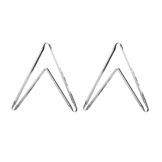 2 pz scaffale barile in acciaio inox impugnature acciaio inox argento