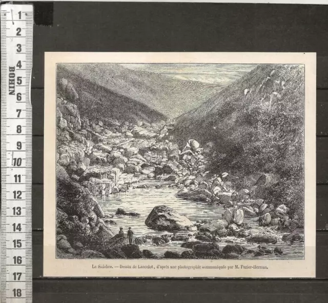 G526 / Gravure /  Le Sidobre  - Dessin De Lancelot