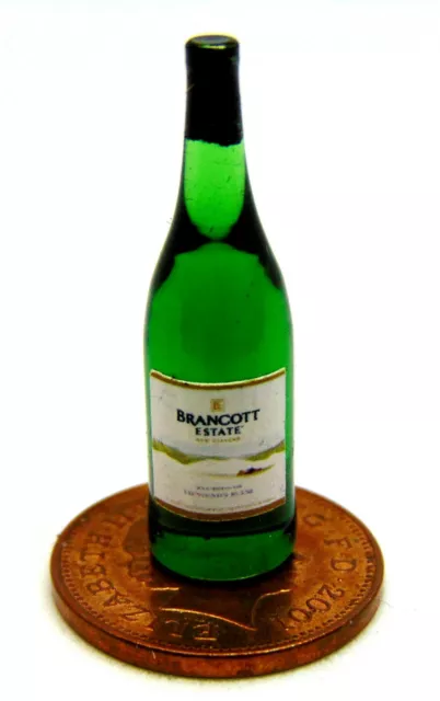 Glass Bottle With A Brancott Estate Wine Label Tumdee 1:12 Scale Dolls House