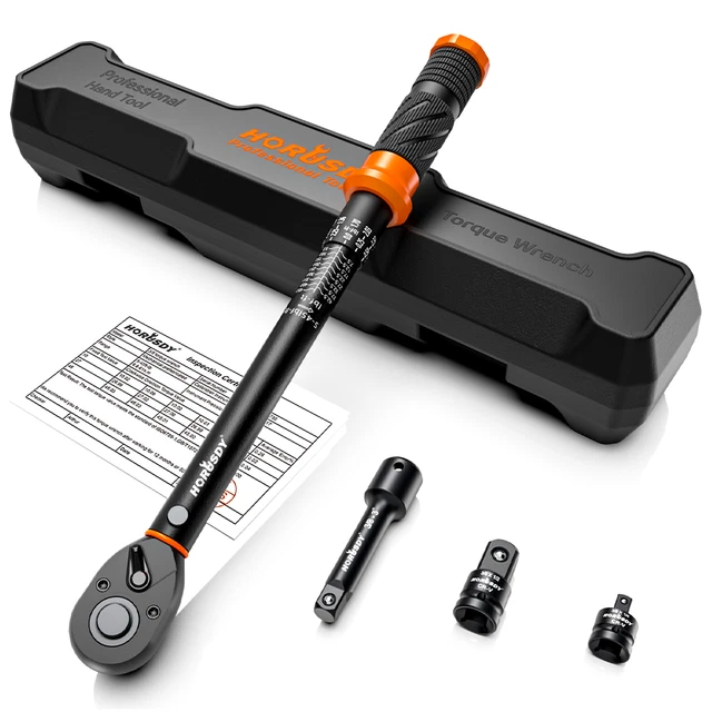 3/8& TORQUE WRENCH Snap Socket Professional Drive Click Ratcheting ...