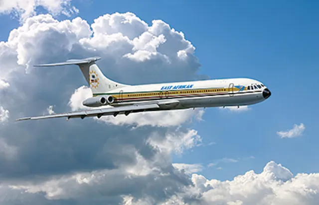Roden Models 1/144 VICKERS SUPER VC10 TYPE 1154 East African Airways