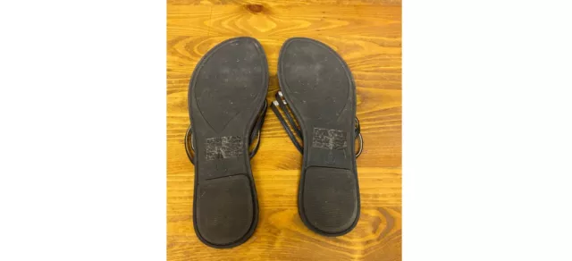 Mossimo Gabriela Rhinstone Ladies Womens Size 9 Sandals flip flops flats pad 2