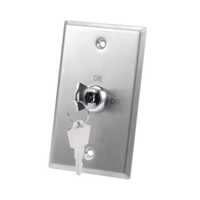 304 Stainless Steel Access Control Switch Key Switch Lock  On/Off Exit Switch