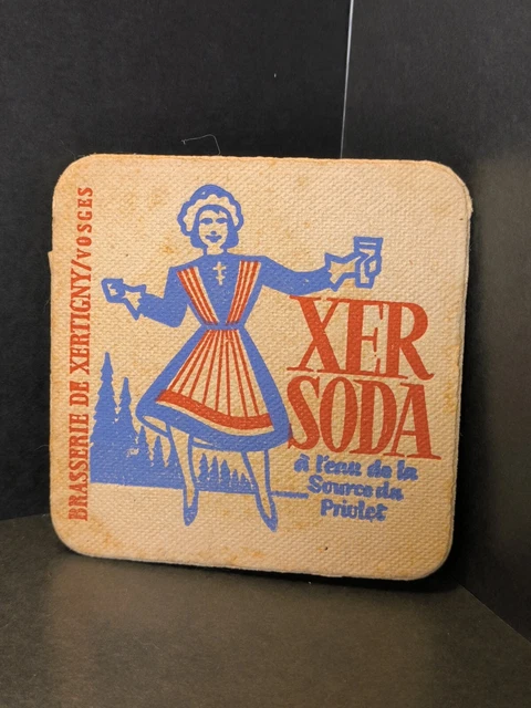 Sous Bock Ancien Bière Brasserie De Xertigny Vosges
