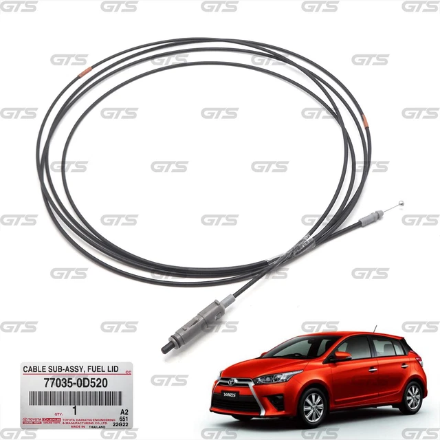 Adatto a Toyota Yaris Vios Ative 2017 - '21 cavo di scarico porta coperchio carburante gas