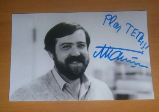 AUTOGRAPH Alexey Pajitnov Authentic HAND Signed FOTO 10x15cm Tetris Creator