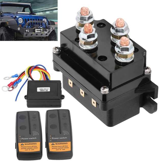 Contrôleur Manuel De Treuil ALNICOV | Commande Filaire Avec Relais Intégré 12V Pour Treuil 1500-4500 LB