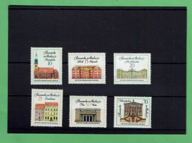 DDR 1971 Bedeutende Bauwerke(IV) Berlin Mi-Nr. 1661-1666 postfrisch