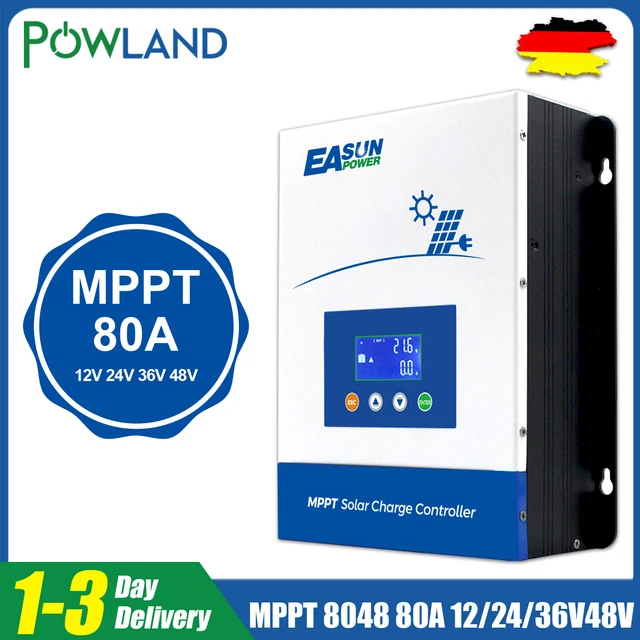 WEINUOER MPPT 80A Solar Charging Controller 12V/24V Automatic Charge