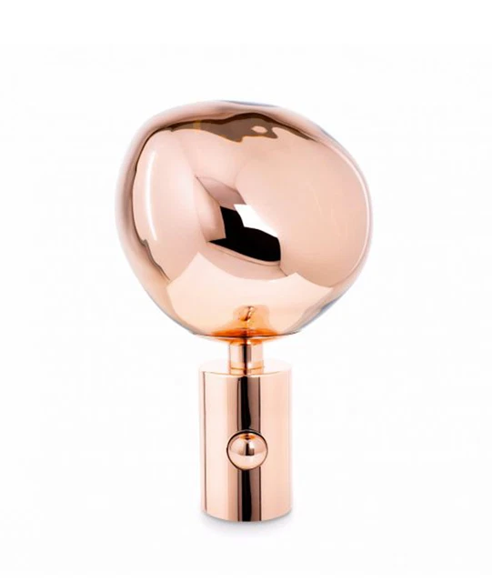 Table Lamp Melt Copper Tom Dixon Copper - Lamp Design Glass Blown