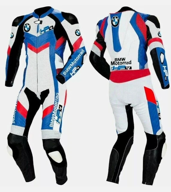 Motogp Bmw Customized Motorbike Suit Motorcycle Raceing Cowhide Leather Suit 1Pc