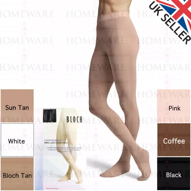 BLOCH T0981L LADIES Dance Tights Full Footed Contour Soft Ballet Tap  Ballroom Uk £8.50 - PicClick UK
