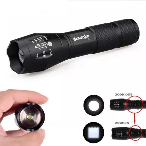 Ultrafire 50000LM T6 LED Flashlight Focus Military 18650 Battery+Torch Holders 3