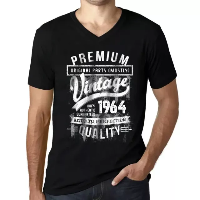 Camiseta de Cuello V para Hombre Piezas Originales (En Su Mayoría) Envejecidas A