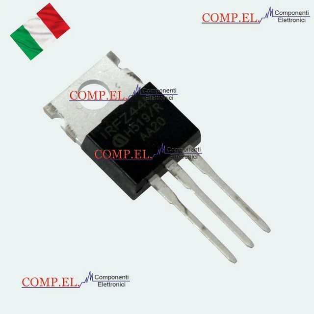 DAOKAI 20 Pcs IRFZ44N Transistor 3Pin In-line 55V 49A N-Channel DAOKAI 20 Pcs IRFZ44N Transistor 3Pin In-line 55V 49A N-Channel