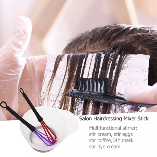 Hair Tint Tools Hair Dyeing Brush Dye Cream Whisk Stirrer Hair Color Mixer