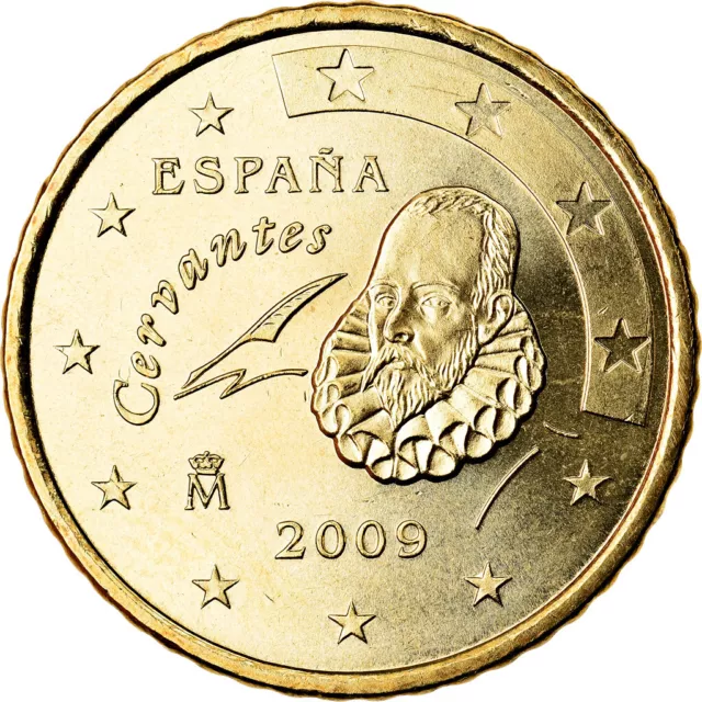 [#790852] Spanien, 50 Euro Cent, 2009, UNZ, Messing, KM:1072