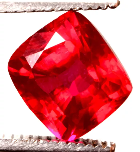 11.15 Cts. Natural Mozambique Red Ruby Cushion Shape Certified Gemstone