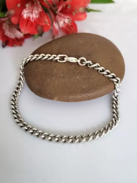 Wunderschönes älteres Armband Silber 925, stilvolle Struktur, geschmeidig