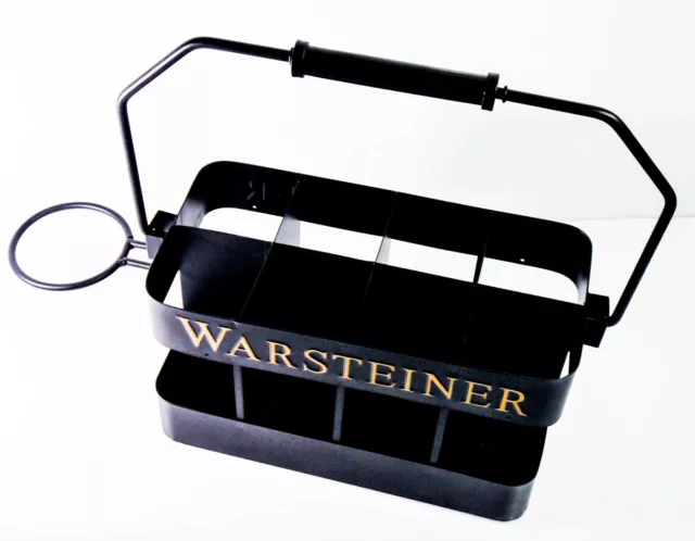 Warsteiner Bier, Voll Metall Bier Flaschenträger, 8er Träger, Sehr stabil!! 3