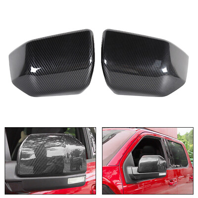 ABS Carbon Fiber Couverture de miroir Pour Ford F150 2015-2019 Raptor New 