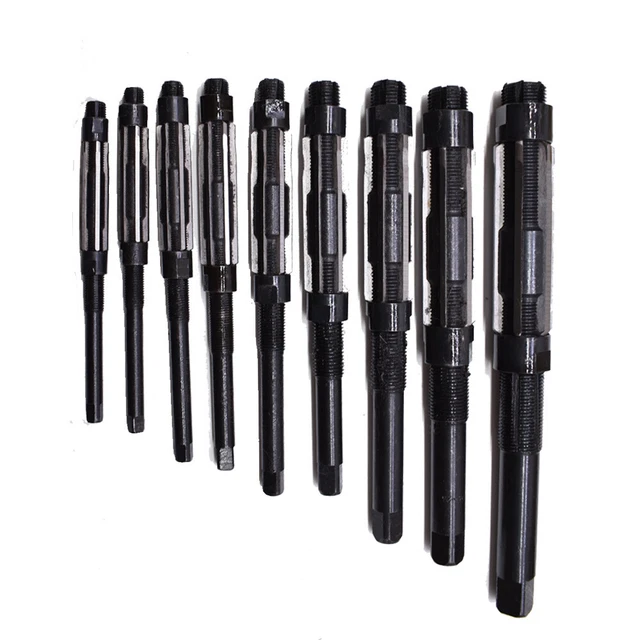 9Pcs Set Adjustable Hand Reamers H4-H12, 15/32" to 1-3/16" PREMIUM QUALITY